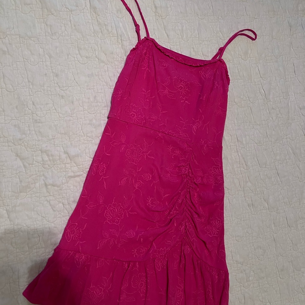Pink short dress